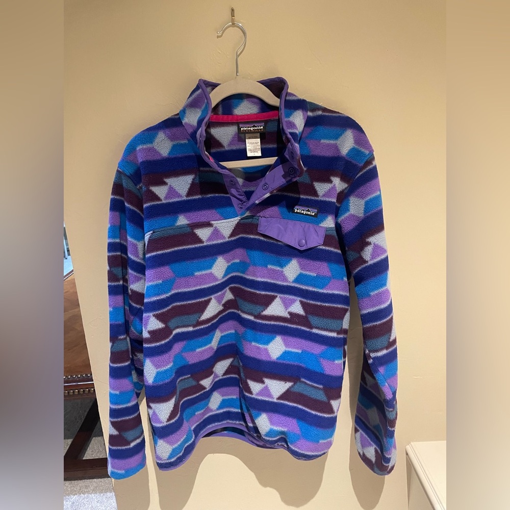 Patagonia Women's Lightweight Synchilla Snap-T Fleece Pullover, Medium
